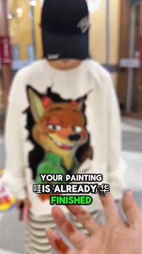 From Blank T-Shirt to Art in Seconds 🎨 #shorts #shortsfeed