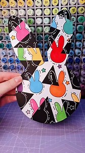 Colorful easter bunnies! #drawing #drawingideas #arttutorial | pinoxart