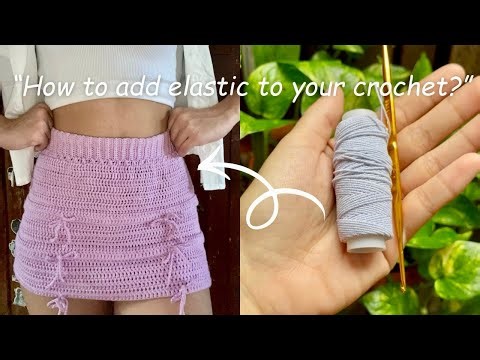 How to add elastic to your crochet? | Tutorial | Crochet by Marnel 