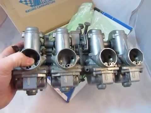 Mikuni 29mm smoothbore carb set Kawasaki Z1 KZ Suzuki GS 1000