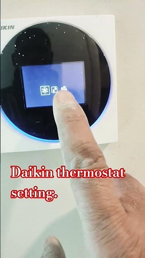 Daikin thermostat setting.#shortsfeed #youtubeshorts #daikin