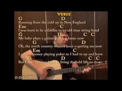 Wagon Wheel (Old Crow Medicine Show) Guitar Cover Lesson with Chords Lyrics