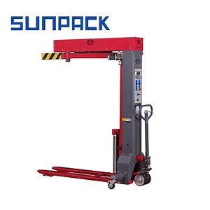 [Hot Item] High Efficiency Forklift Pallet Wrapper Rotating Arm Pallet Wrapping Machine