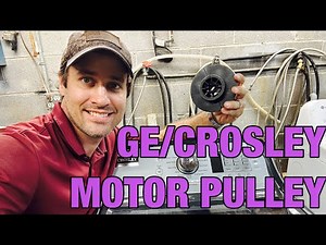 GE made Crosley washer not washing or spinning | Checking the codes | Stripped motor pulley