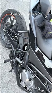Cf moto 300 nk original sound vs Mivvv 🔊#exhaust #scarico #cfmoto