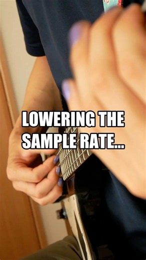 What Happens When You Lower the Sample Rate? 🎧 #Shorts