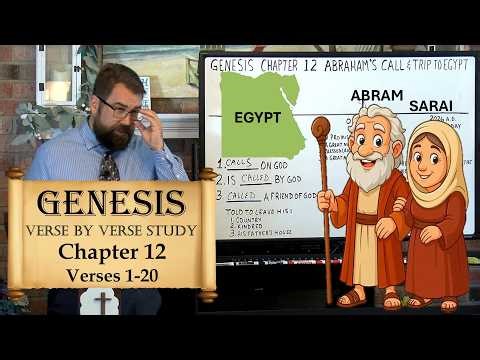 Genesis 12:1 to 20 Abraham's Call and Trip To Egypt #abraham #egypt #abram #pharoah #abramandsarai