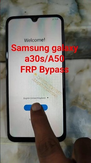 Samsung galaxy A30/A30S FRP Unlock 🔓 #samsung #frpbypass