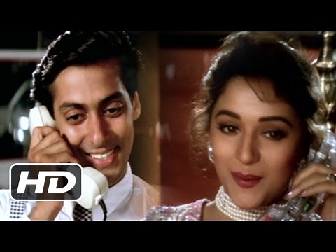 The Romantic Phone Call - Salman Khan And Madhuri Dixit Best Love Scene - Hum Aapke Hain Koun