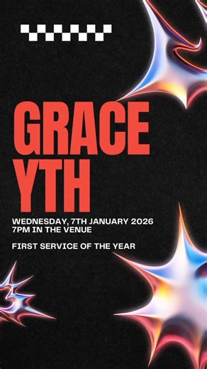 Grace Youth | YOOOOOOOOO WERE BACK!!! Start off your new year right for our first service of the year back in the venue! No more coming alone, BRING A... | Instagram