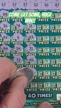 Mega win, check it out! #bigwin #WINNING #$50ticket #scratchofftickets #mrscratcher79 #lottery