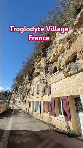 Exploring a REAL Troglodyte Village in France! (Homes & Chapels Carved From Rock)