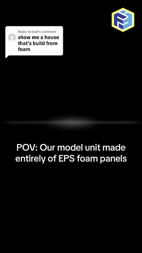 Replying to @kadi Model unit built at our location, 6 Nanse Pen Drive, Kingston 11. Just one of many structures made with foam panels. #freeform #build #insulate #decorate #fypシ #foryou #jamaicantiktok #epsfoam