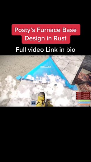 Postys Furnace Base in Rust! Full video is now on my channel! Channel link in bio #rust #rustgame #rustgameplay #rusttok #rustconsole #rustbase #rustbasebuild #rustbasedesign #fyp #postyrust #rustpc