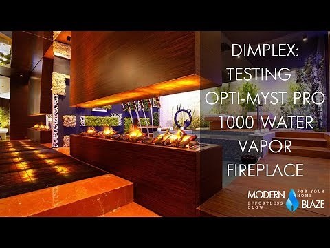 Testing Dimplex Opti-Myst Pro 1000 Water Vapor Fireplace