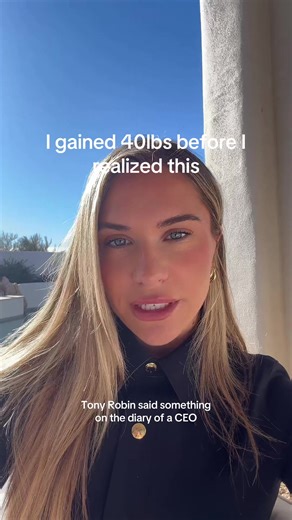 My identity was not in alignment with someone who keeps the weight off #tonyrobbins #identity #fyp #weightloss