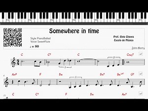 🎼 Somewhere in time - 2802 - Tutorial Partitura Fácil