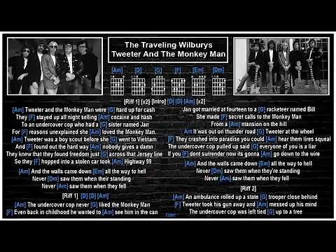The Traveling Wilburys - Tweeter And The Monkey Man [Guitar chords & lyrics]