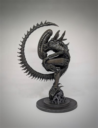 Alien Xenomorph Birth 3D Printed Resin Figure/ Height 11.8" (30cm/300mm) - Etsy