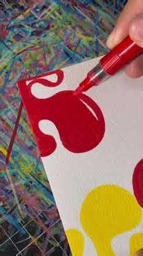 Immersive painting _ coloring #Immersive painting #acrylic marker