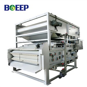 [Hot Item] Wastewater Treatment Plant Process Horizontal Belt Filter Operation