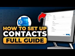 How To Set Up Contacts in Outlook (FAST & EASY) | 100% WORKS | NO Yapping, To The Point!