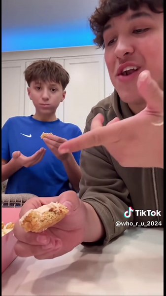 FGTEEV Mike and Chase Review Delicious Crumble Cookies