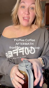 My Proffee AFTERMATH from my cup breakage!! #coffeetime #proffeetime #regularlyscheduledshenanigans #mylife | Kayla Sadler
