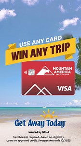 Turn everyday spending into an extraordinary escape when you use any Mountain America card. | Mountain America Credit Union