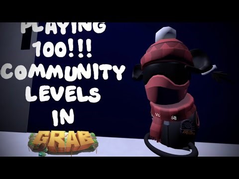 Playing 100+ community levels in Grab VR