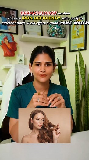 Dr. Priyanka Reddy | MBBS MD DVL on Instagram: "Effects of iron deficiency on different parts of your body Blood tests for diagnosing iron deficiency anemia: 1. Complete Blood Count (CBC) Hemoglobin (Hb): Low in anemia 2. Iron Studies Serum Ferritin: Low in iron deficiency (most specific early marker) Serum Iron: Low in deficiency Total Iron Binding Capacity (TIBC): High in deficiency 3. Additional Tests (if needed) Peripheral Blood Smear: Shows microcytic, hypochromic RBCs in iron deficiency Di