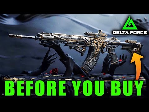 Delta Force - Wreathed Wraith Lucky Draw Opening & All Weapon Skins In-Game Showcase !