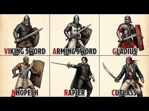 Every Advantage of Each Historical One Handed Sword Explained