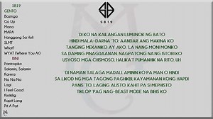PPOP Group Playlist with Lyrics (SB19 and BINI)