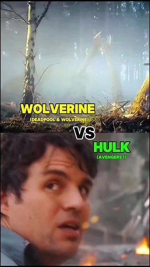Wolverine vs Hulk #wolverine #xmen #hulk #vs