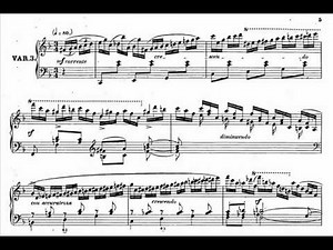 Jörg Demus plays Schumann Abegg variations, Op.1