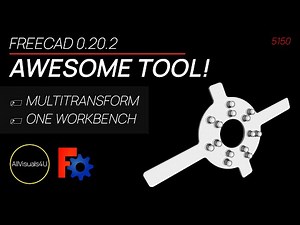 🚨 Why FreeCAD MultiTransform Is Awesome - How To Use FreeCAD - 3D CAD Free