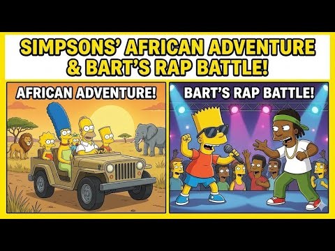 The Simpsons' Wild African Adventure & Bart's Rap Battle