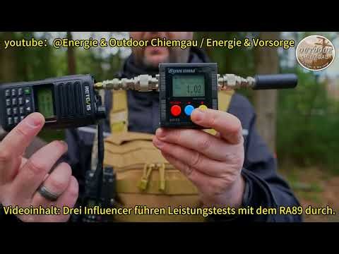 Testing the amateur radio RA89, power output reached an incredible 11W!