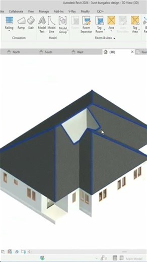 Revit Roof Courtyard #designer #architecture #design