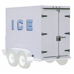 Polar Temp 3X7CW 3' x 7' Cold Wall Refrigerated Ice Transport - 88 cu. ft.
