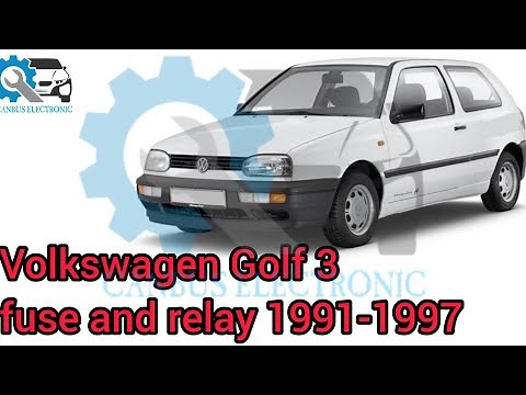 Guide Fusibles et Relais VW Golf 3 1991-1997