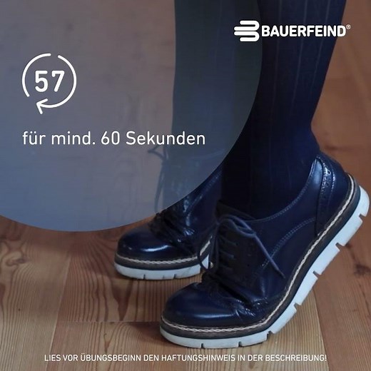 Zehenstand 🦵VenoTrain® Venengymnastik🦵