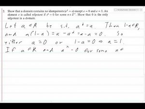 Jacobson Section 2.2 Exercise 2