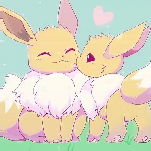 Two little baby Eevee’s:3 #eevee#eeveelution#pokemon#capcut#edit#cute