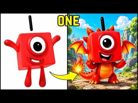 🔢 Numberblocks Turn Into DRAGONS! 🐉🔥 | The Most EPIC Dragon Adventure Ever!