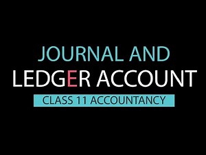 Journal And Ledger Account in Nepali || Grade 11 || Account(HSEB/NEB)