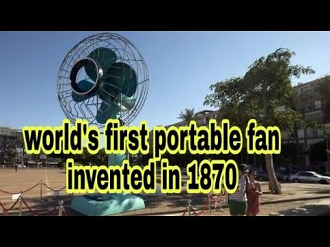 World first portable fan || invented in 1870 || Fan without electricity ||😱😱😱😱😱