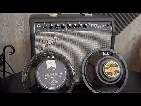 Fender Super Champ X2 Speaker Shootout: Eminence C Rex 10 vs. Stock Speaker