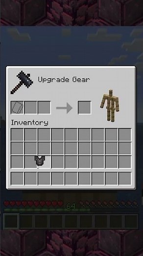 How to Craft a Netherite Chestplate in Minecraft #minecraft